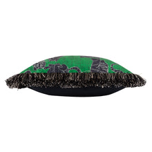 Load image into Gallery viewer, Fringed Wildcat Pillow
