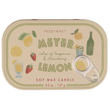 Load image into Gallery viewer, Meyer Lemon Candle In Tin