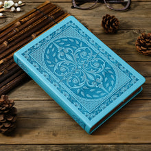 Load image into Gallery viewer, Vintage Style Hard Cover Journal (Blue)