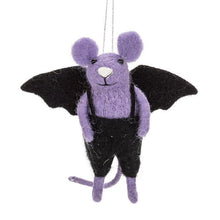 Load image into Gallery viewer, Felt Spooky Mouse Ornament