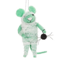 Load image into Gallery viewer, Felt Spooky Mouse Ornament