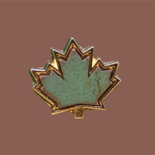 Load image into Gallery viewer, Houses of Parliament Copper Maple Leaf Pin