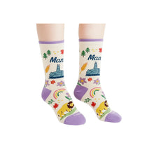 Load image into Gallery viewer, Manitoba Illustrated Crew Socks