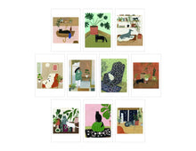 Load image into Gallery viewer, Cat Box: 100 Postcards by 10 Artists