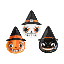 Load image into Gallery viewer, Vintage Style Halloween Paper Plates