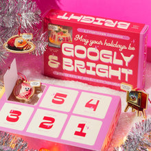 Load image into Gallery viewer, Googly & Bright Holiday Ornament Countdown Calendar