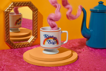 Load image into Gallery viewer, Rise & Sigh Pedestal Mug