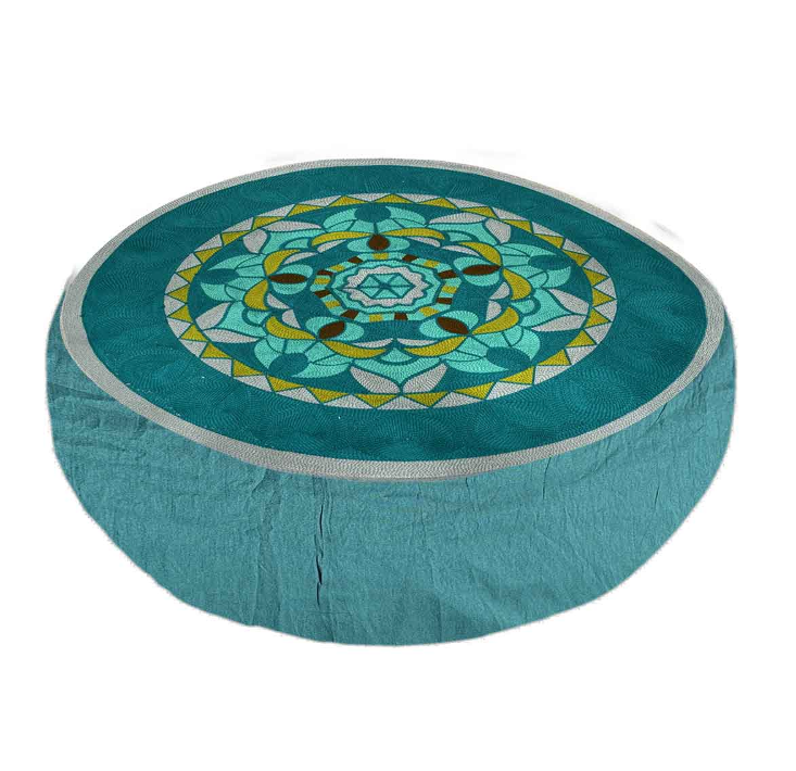 Turquoise Pune Meditation Cushion