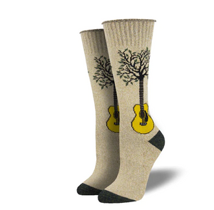 Women's Recycled Cotton Neck Of The Woods Socks (Hemp)