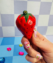 Load image into Gallery viewer, Ceramic Strawberry Incense Holder