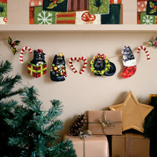 Load image into Gallery viewer, Christmas Cat Garland DIY Kit