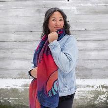 Load image into Gallery viewer, The Light Keeper Eco Scarf (Art by Adam Lewis)