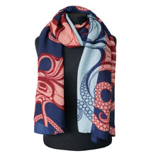 Load image into Gallery viewer, Octopus Eco Scarf (Art by Ernest Swanson)