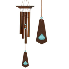 Load image into Gallery viewer, Rustic Turquoise Chimes