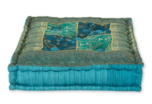 Load image into Gallery viewer, Turquoise Rishikesh Meditation Cushion