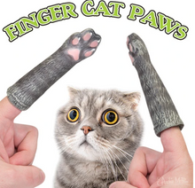 Load image into Gallery viewer, Cat Paw Finger Puppet