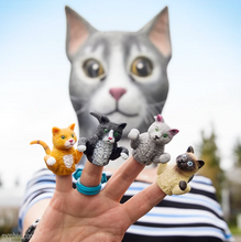Load image into Gallery viewer, Cat Finger Puppet