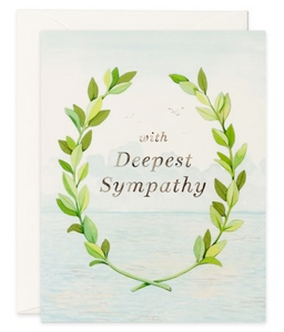 With Deepest Sympathy (Laurel Leaves)