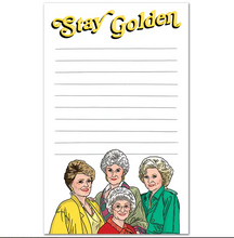 Load image into Gallery viewer, Stay Golden Notepad