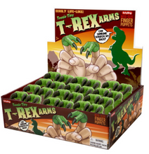 Load image into Gallery viewer, Tiny T-Rex Arm Finger Puppet