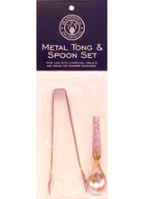 Load image into Gallery viewer, Tong & Spoon Set for Charcoals & Resins