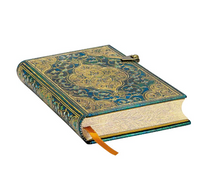 Load image into Gallery viewer, Turquoise Chronicles Mini Lined Journal