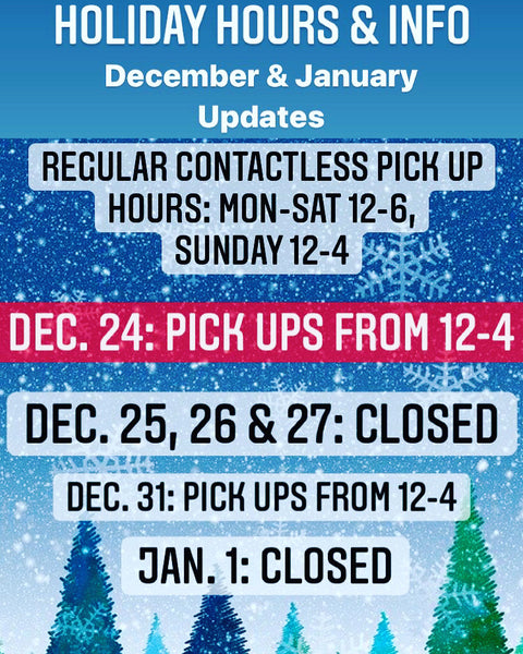 Holiday Pick Up Hours