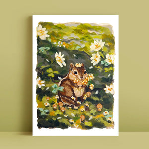 Chipmunk Art Print