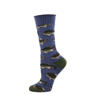 Men's Recycled Cotton Stocked Lake Socks