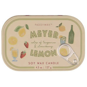 Meyer Lemon Candle In Tin