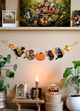 Load image into Gallery viewer, Halloween Cat Garland DIY Kit
