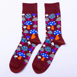 Men's Retro Mushrooms Socks