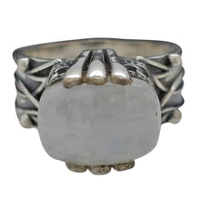 Load image into Gallery viewer, Moonstone Ring in Raised Setting
