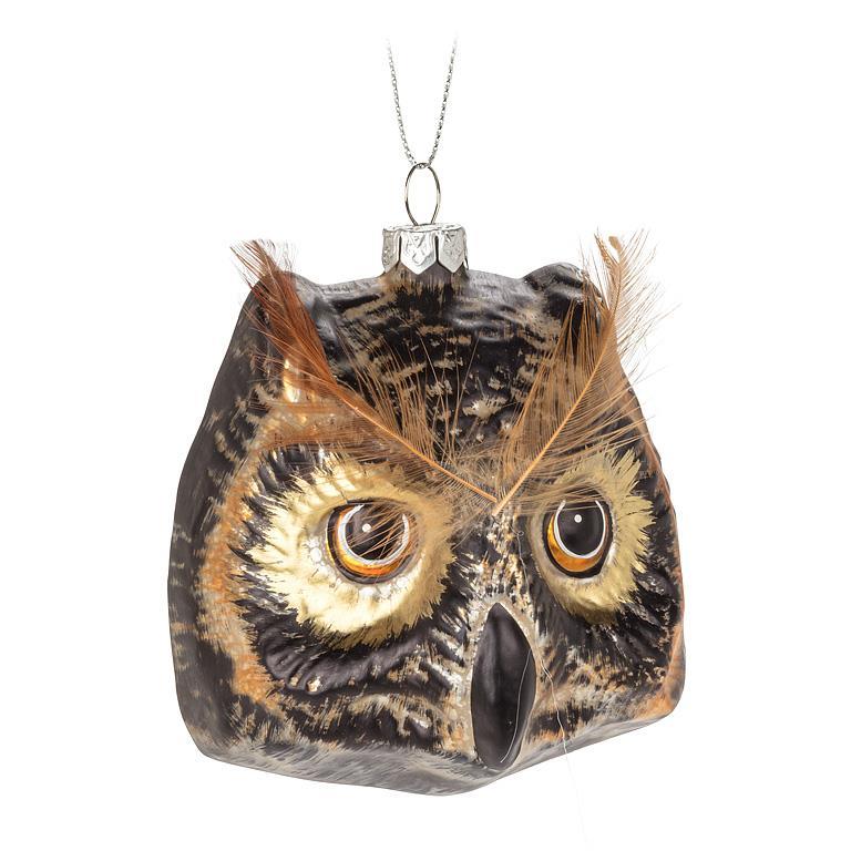 Owl Face Ornament