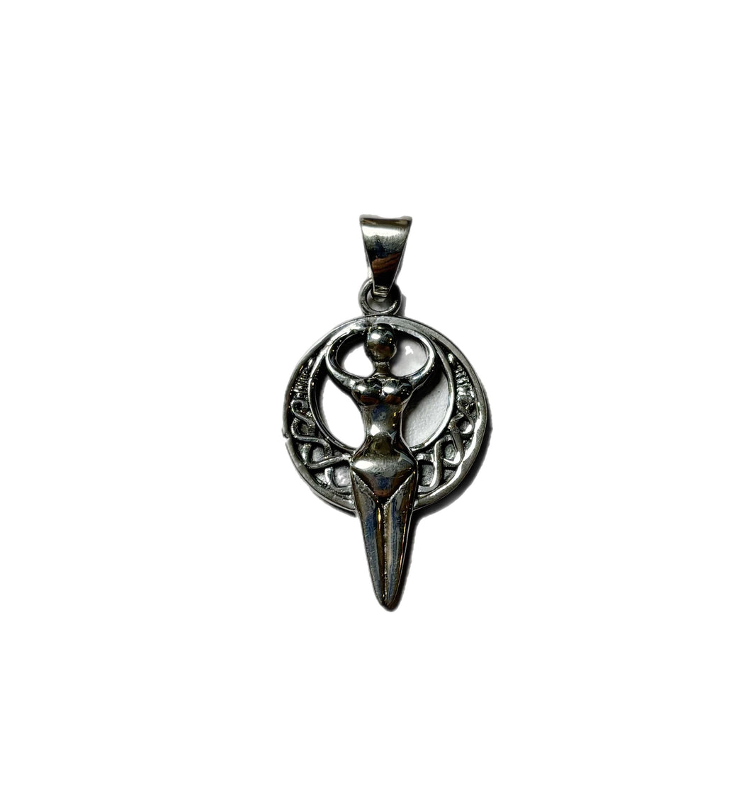 Celtic Moon Goddess Pendant