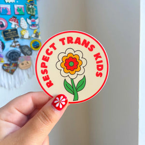 Respect Trans Kids Stickers