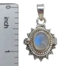 Load image into Gallery viewer, Moonstone Poison Locket Pendant
