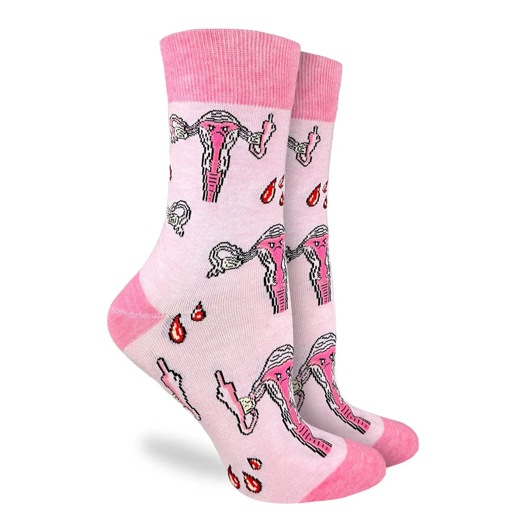 Women's Fuck Off Uteruses Socks