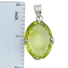 Load image into Gallery viewer, Large Faceted Peridot Pendant
