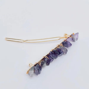 Gemstone Barrette