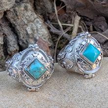 Load image into Gallery viewer, Turquoise Poison Ring
