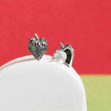 Load image into Gallery viewer, Silver Strawberry Studs
