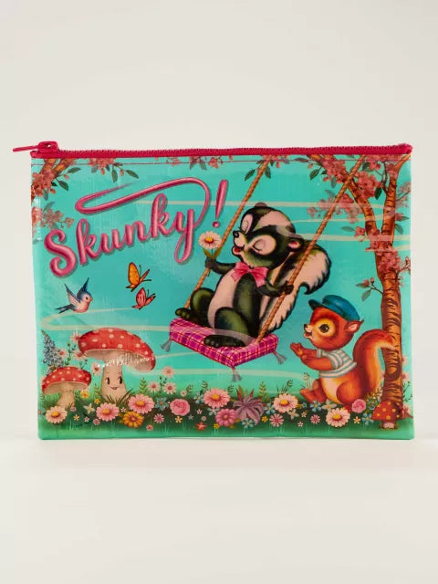 Skunky Large Zipper Pouch