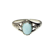 Load image into Gallery viewer, Small Oval Larimar Ring
