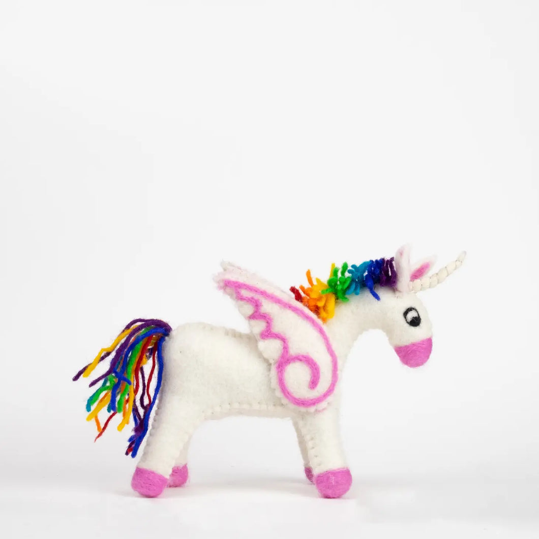 Felt Rainbow Unicorn (Small)