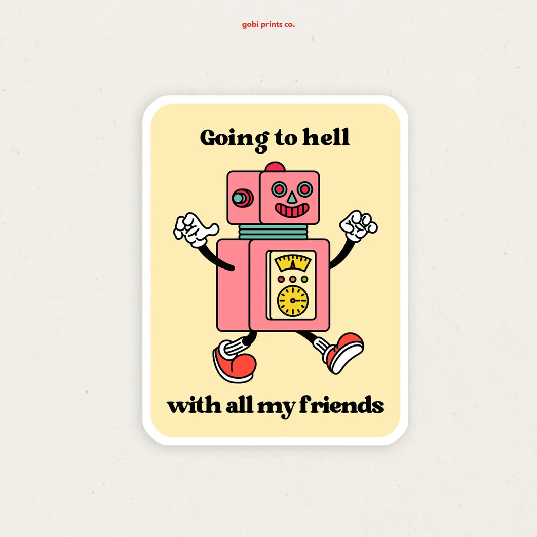 Going To Hell Sticker