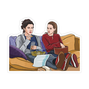 Lorelei and Rory Sticker