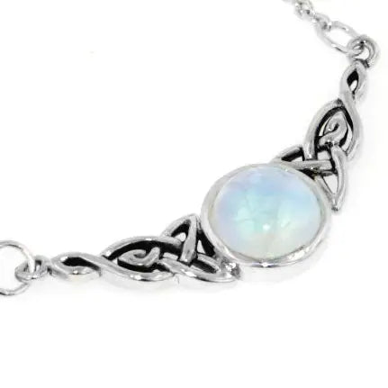Celtic Knot Moonstone Necklace