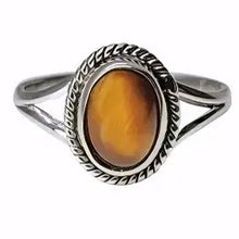 Load image into Gallery viewer, Oval Tiger's Eye Ring
