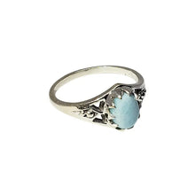 Load image into Gallery viewer, Small Oval Larimar Ring
